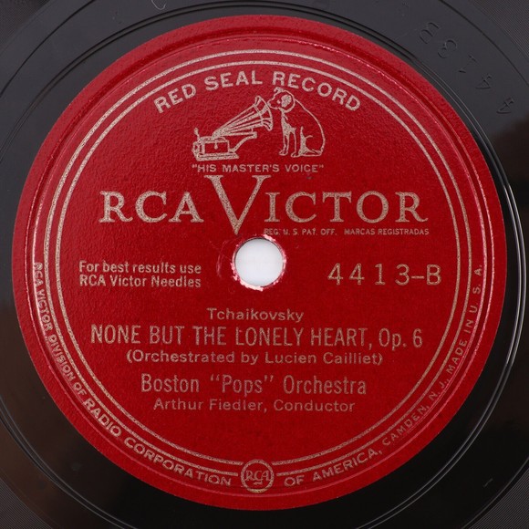 Boston Pops Orchestra Hora Staccato/None But The Lonely Heart 78 rpm Record 4413 - Picture 3 of 13